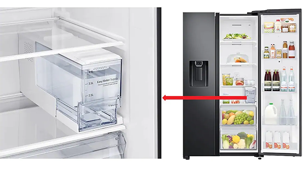 Tủ lạnh Samsung Family Hub không lấy nước tự động